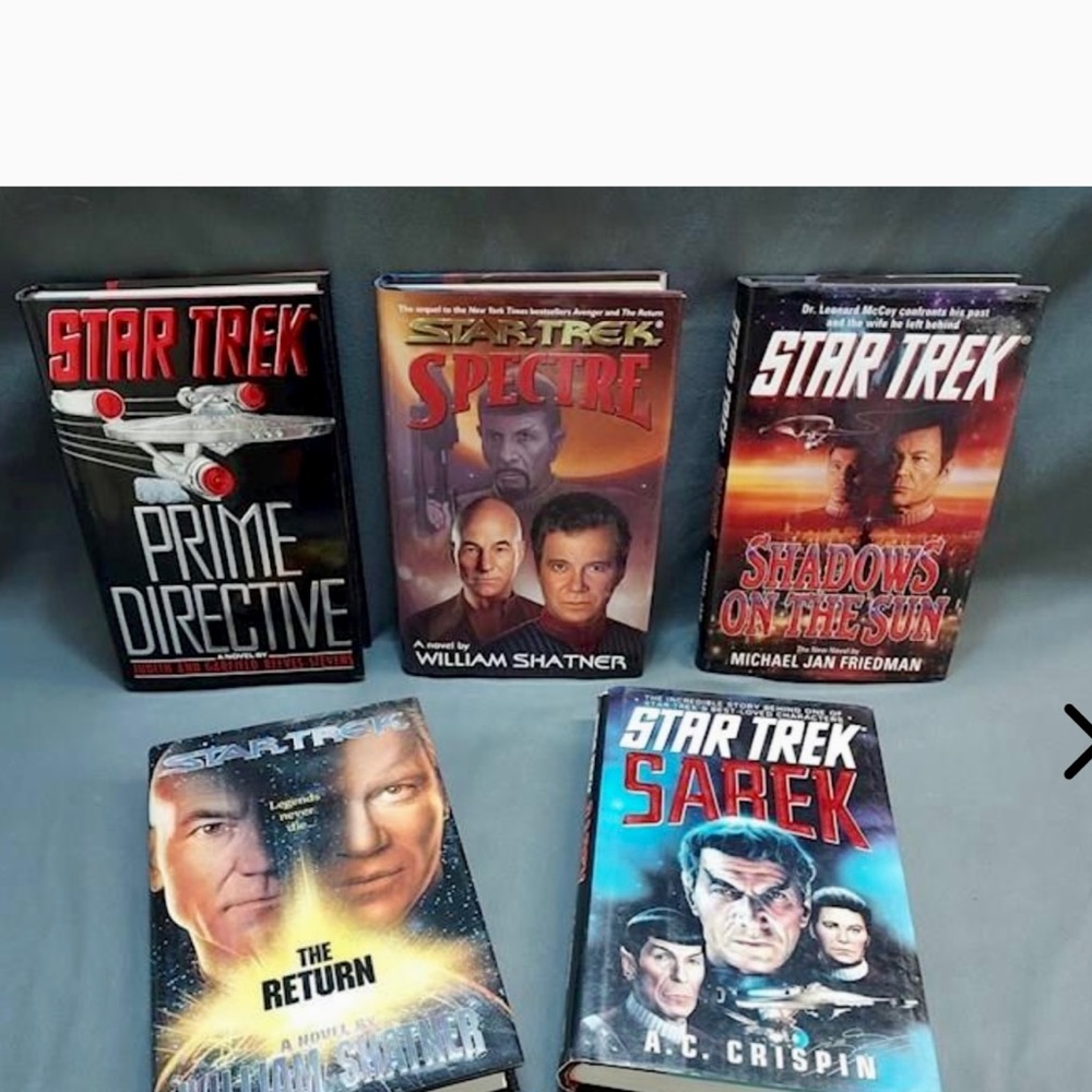 Star Trek book lot